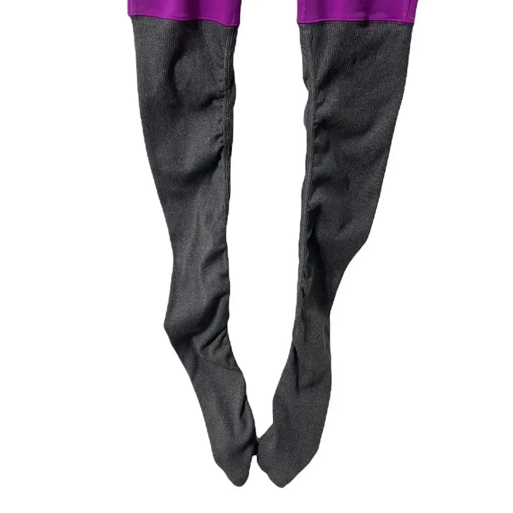 ALO Yoga High Waist Goddess Legging Purple/Gray Size XS